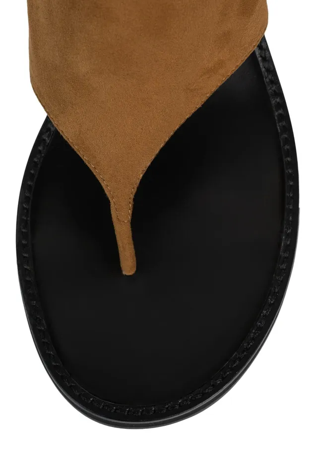 Jeffrey Campbell TRUST Rust Suede Women Ankle To Mid