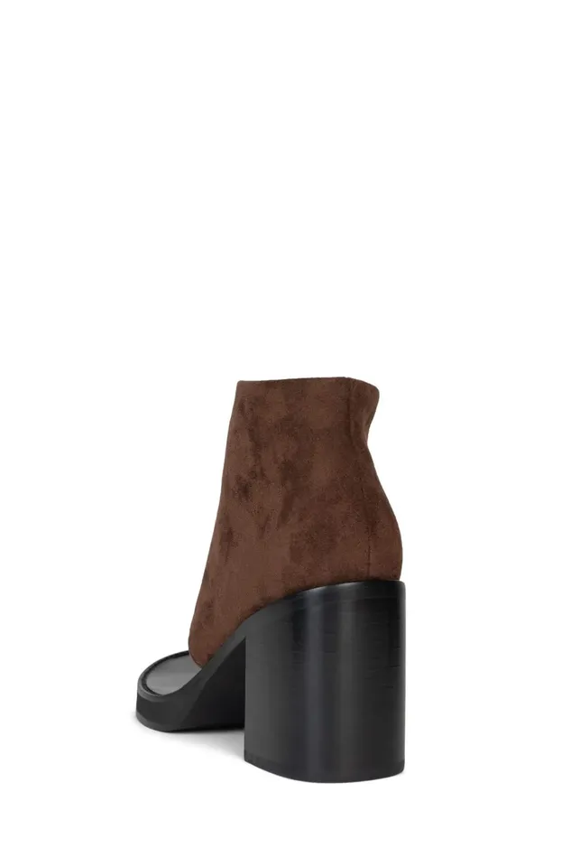 Jeffrey Campbell TRUST Rust Suede Women Ankle To Mid