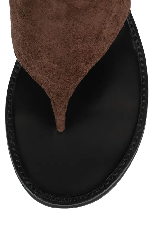 Jeffrey Campbell TRUST Rust Suede Women Ankle To Mid