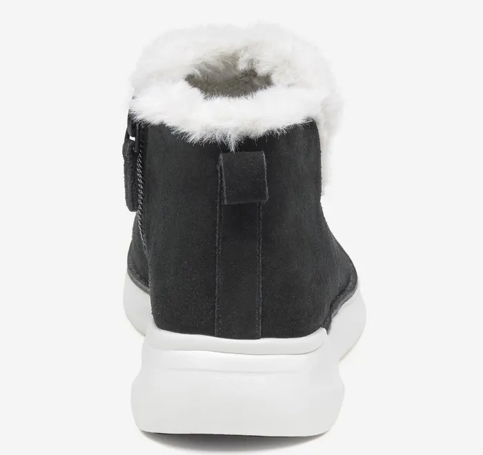 JohnstonandMurphy Boots and Booties Emery Shearling Bootie Black Waterproof Suede 8211 Women JohnstonandMurphy Boots and Booties Emery Shearling Bootie Black Waterproof Suede 8211 Women