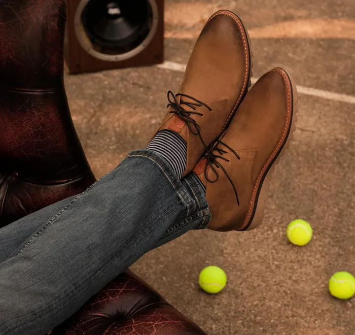 JohnstonandMurphy Boots Braydon Chukka Brown Oiled Full Grain 8211 Men JohnstonandMurphy Boots Braydon Chukka Brown Oiled Full Grain 8211 Men