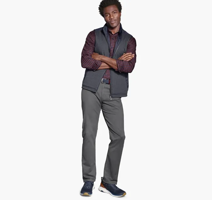 JohnstonandMurphy Coats Jackets and Vests Reversible Quilted Vest Navy 8211 Men JohnstonandMurphy Coats Jackets and Vests Reversible Quilted Vest Navy 8211 Men