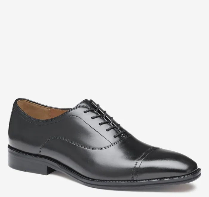 JohnstonandMurphy Dress Shoes Sullivan Cap Toe Black Italian Calfskin 8211 Men JohnstonandMurphy Dress Shoes Sullivan Cap Toe Black Italian Calfskin 8211 Men