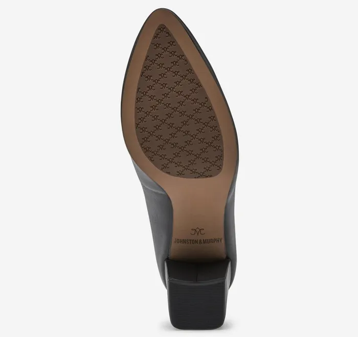 JohnstonandMurphy Heels and Platform Wedges Vicki Pump Black Glove Leather 8211 Women