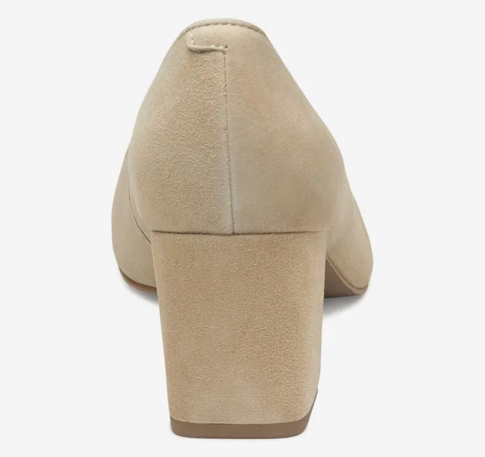 JohnstonandMurphy Heels and Platform Wedges Vicki Pump Sand Kid Suede 8211 Women JohnstonandMurphy Heels and Platform Wedges Vicki Pump Sand Kid Suede 8211 Women