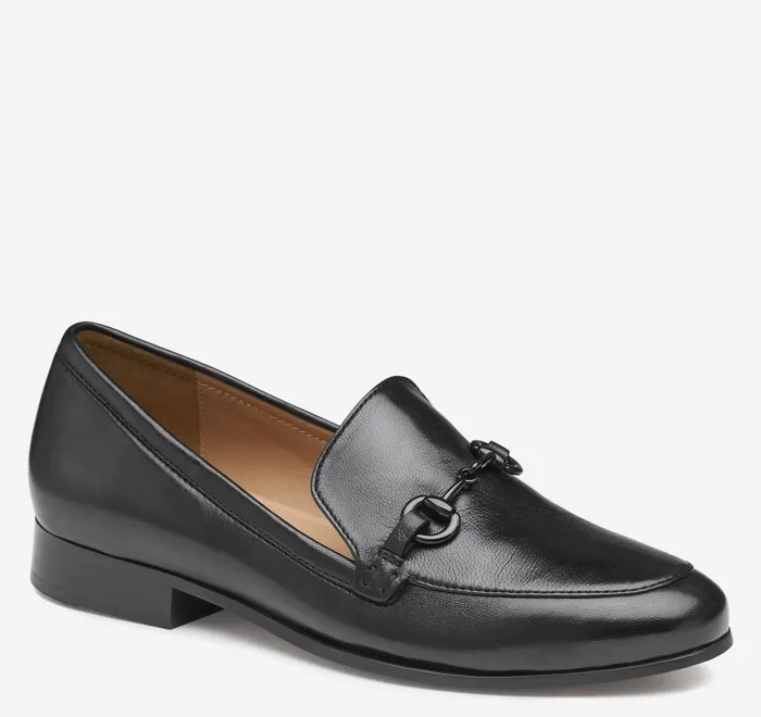 JohnstonandMurphy Mules and Loafers Ali Bit Loafer Black Glove Leather 8211 Women JohnstonandMurphy Mules and Loafers Ali Bit Loafer Black Glove Leather 8211 Women