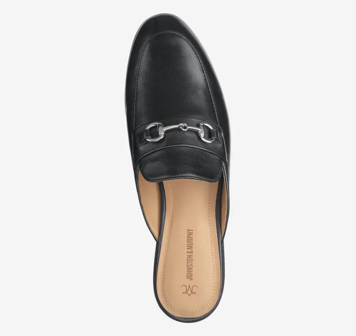 JohnstonandMurphy Mules and Loafers Ali Bit Mule Black Glove Leather 8211 Women