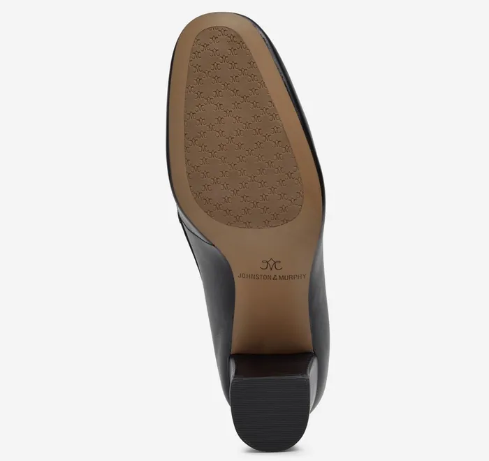JohnstonandMurphy Mules and Loafers Eleanor Chain Loafer Black Calfskin 8211 Women JohnstonandMurphy Mules and Loafers Eleanor Chain Loafer Black Calfskin 8211 Women