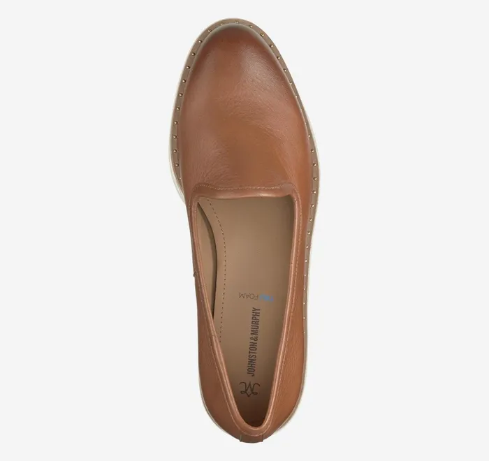 JohnstonandMurphy Mules and Loafers Mitzi Venetian Cognac Calfskin 8211 Women