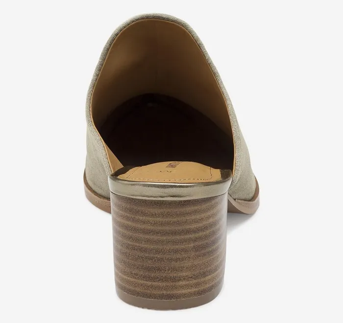 JohnstonandMurphy Mules and Loafers Trista Mule Taupe Italian Suede 8211 Women JohnstonandMurphy Mules and Loafers Trista Mule Taupe Italian Suede 8211 Women