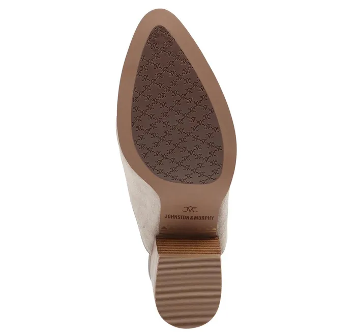 JohnstonandMurphy Mules and Loafers Trista Mule Taupe Italian Suede 8211 Women JohnstonandMurphy Mules and Loafers Trista Mule Taupe Italian Suede 8211 Women