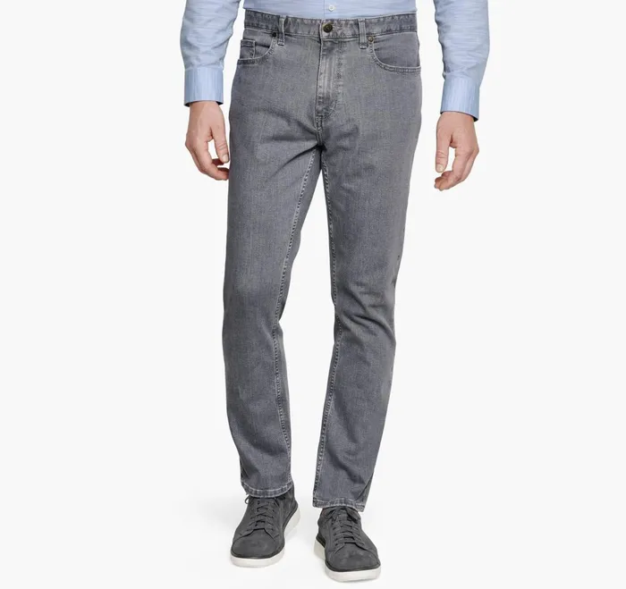 JohnstonandMurphy Pants and Jeans Denim Jeans Gray Wash 8211 Men