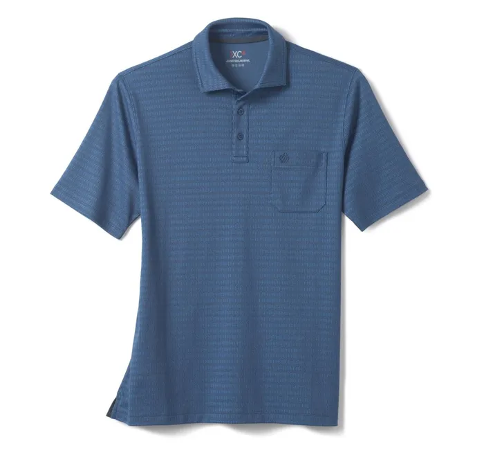 JohnstonandMurphy Polos and Tees Xc4 Jacquard Performance Polo Navyblue Geo 8211 Men JohnstonandMurphy Polos and Tees Xc4 Jacquard Performance Polo Navyblue Geo 8211 Men