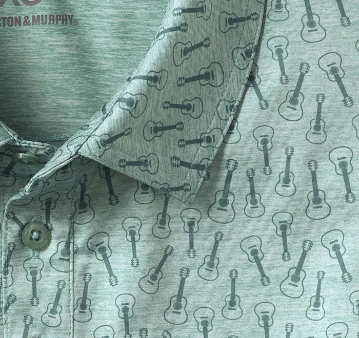 JohnstonandMurphy Polos and Tees Xc4 Performance Polo Green Tonal Guitar 8211 Men JohnstonandMurphy Polos and Tees Xc4 Performance Polo Green Tonal Guitar 8211 Men
