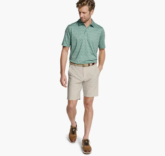 JohnstonandMurphy Polos and Tees Xc4 Performance Polo Green Tonal Guitar 8211 Men JohnstonandMurphy Polos and Tees Xc4 Performance Polo Green Tonal Guitar 8211 Men
