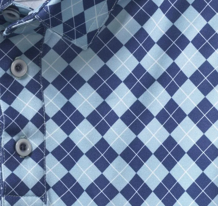 JohnstonandMurphy Polos and Tees Xc4 Performance Polo Navyblue Argyle 8211 Men JohnstonandMurphy Polos and Tees Xc4 Performance Polo Navyblue Argyle 8211 Men