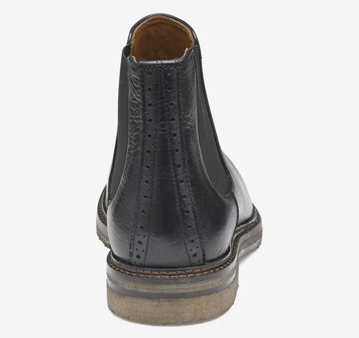 JohnstonandMurphy SlipOns and Loafers Calder Chelsea Boot Black Tumbled Full Grain 8211 Men JohnstonandMurphy SlipOns and Loafers Calder Chelsea Boot Black Tumbled Full Grain 8211 Men