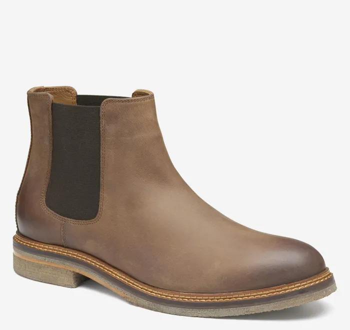 JohnstonandMurphy SlipOns and Loafers Calder Chelsea Boot Brown Oiled Full Grain 8211 Men JohnstonandMurphy SlipOns and Loafers Calder Chelsea Boot Brown Oiled Full Grain 8211 Men