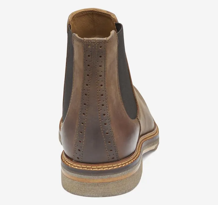 JohnstonandMurphy SlipOns and Loafers Calder Chelsea Boot Brown Oiled Full Grain 8211 Men JohnstonandMurphy SlipOns and Loafers Calder Chelsea Boot Brown Oiled Full Grain 8211 Men