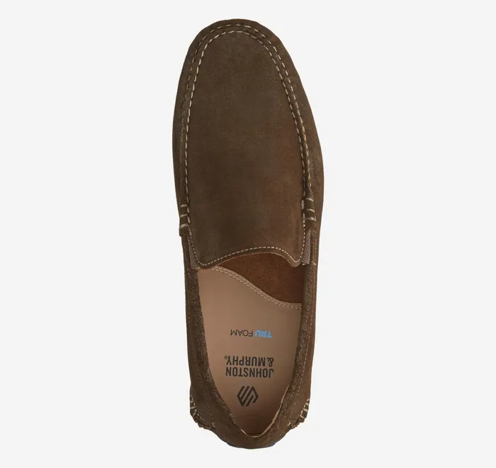 JohnstonandMurphy SlipOns and Loafers Cort 20 Venetian Loafer Dark Brown Waxed English Suede 8211 Men JohnstonandMurphy SlipOns and Loafers Cort 20 Venetian Loafer Dark Brown Waxed English Suede 8211 Men