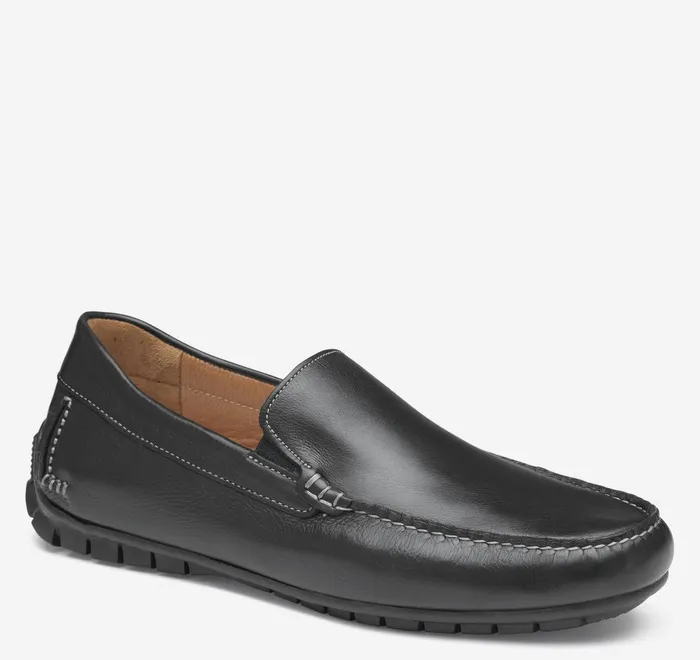 JohnstonandMurphy SlipOns and Loafers Cort Moc Venetian Black Full Grain 8211 Men JohnstonandMurphy SlipOns and Loafers Cort Moc Venetian Black Full Grain 8211 Men