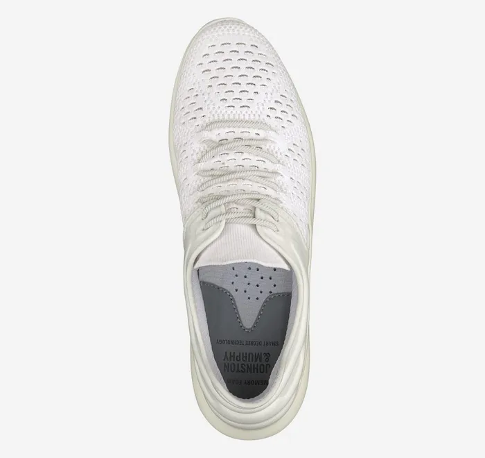JohnstonandMurphy Sneakers Activate Knit UThroat White Knitnylon 8211 Women