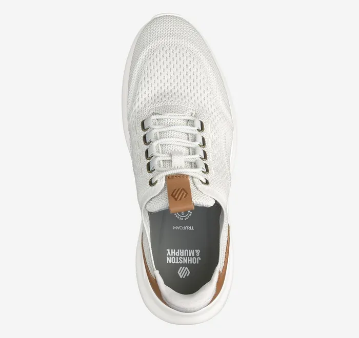 JohnstonandMurphy Sneakers Amherst 20 Knit Plain Toe White Knit 8211 Men