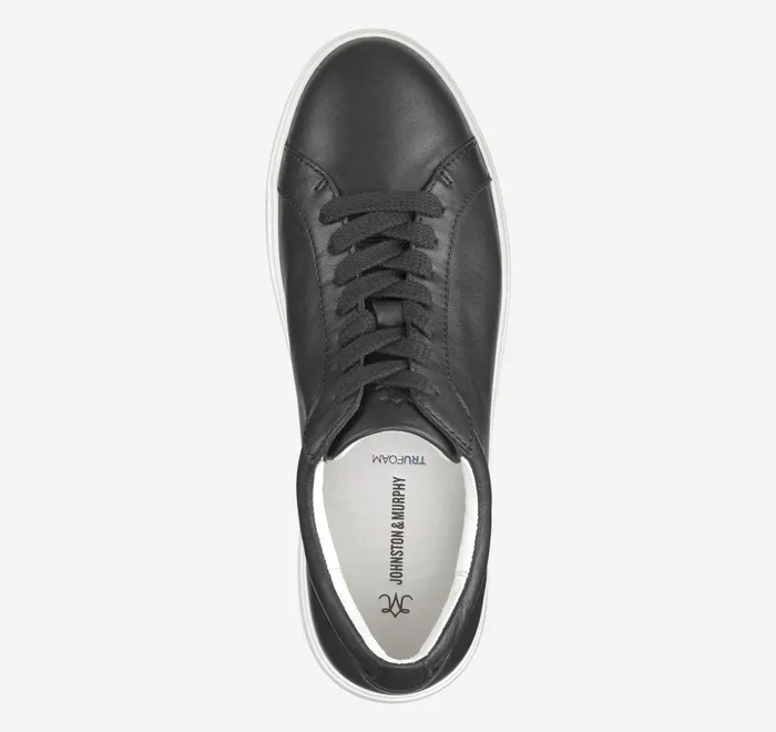JohnstonandMurphy Sneakers Cammie LaceUp Black Tumbled Full Grain 8211 Women