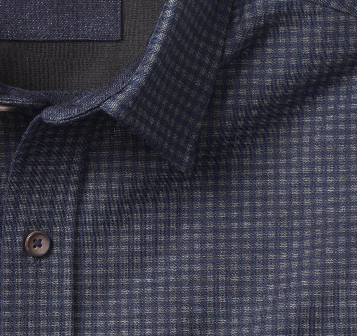 JohnstonandMurphy Sweaters and Knits ButtonFront Knits Navy Mini Gingham 8211 Men JohnstonandMurphy Sweaters and Knits ButtonFront Knits Navy Mini Gingham 8211 Men