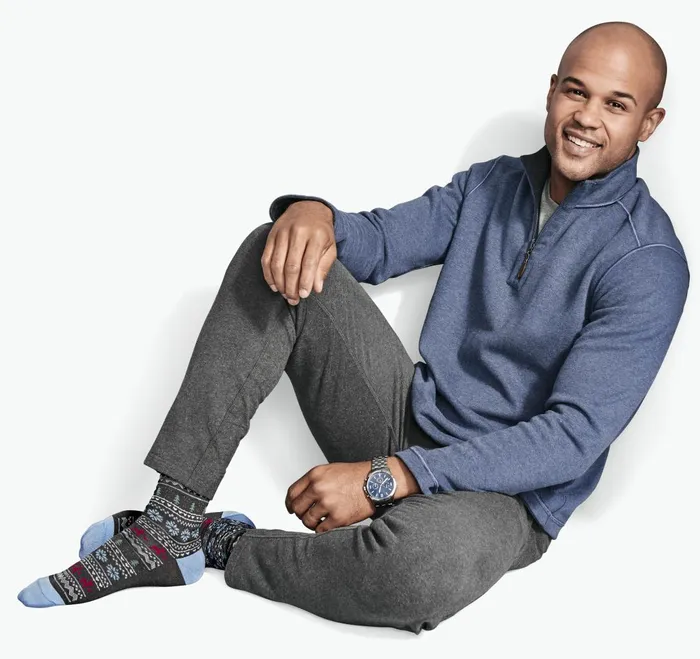 JohnstonandMurphy Sweaters and Knits Reversible Solid QuarterZip Bluelight Gray 8211 Men JohnstonandMurphy Sweaters and Knits Reversible Solid QuarterZip Bluelight Gray 8211 Men