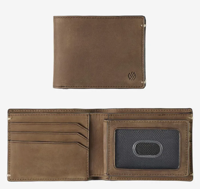 JohnstonandMurphy Wallets Jackson 2In1 Billfold Wallet Tan Oiled 8211 Men