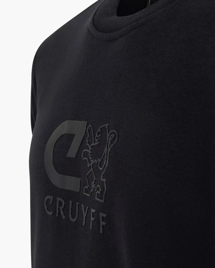 Junior Cruyff Sweats and Hoodies Classic Crewneck Black