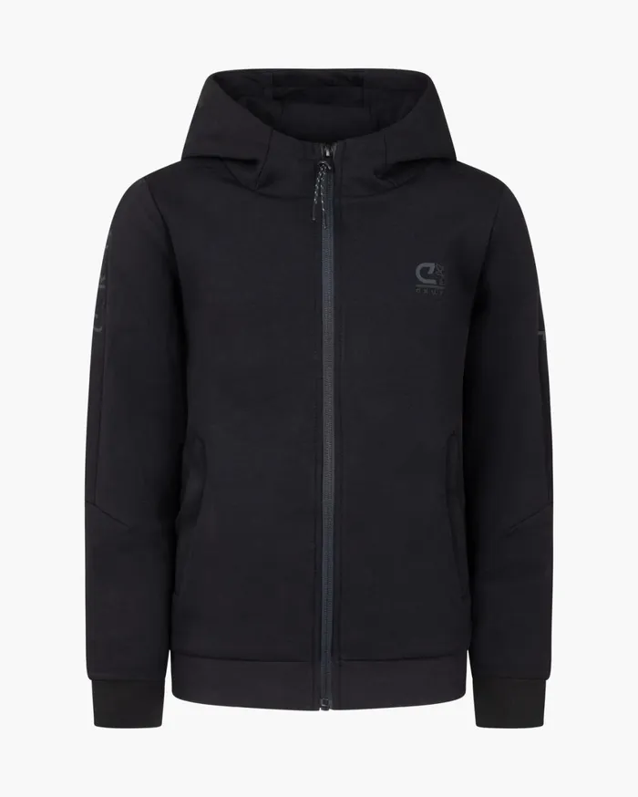 Junior Cruyff Sweats and Hoodies Ignite Tape Hood Black
