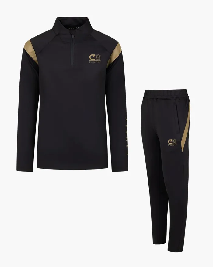 Junior Cruyff Tracksuits Farrel Suit Gold