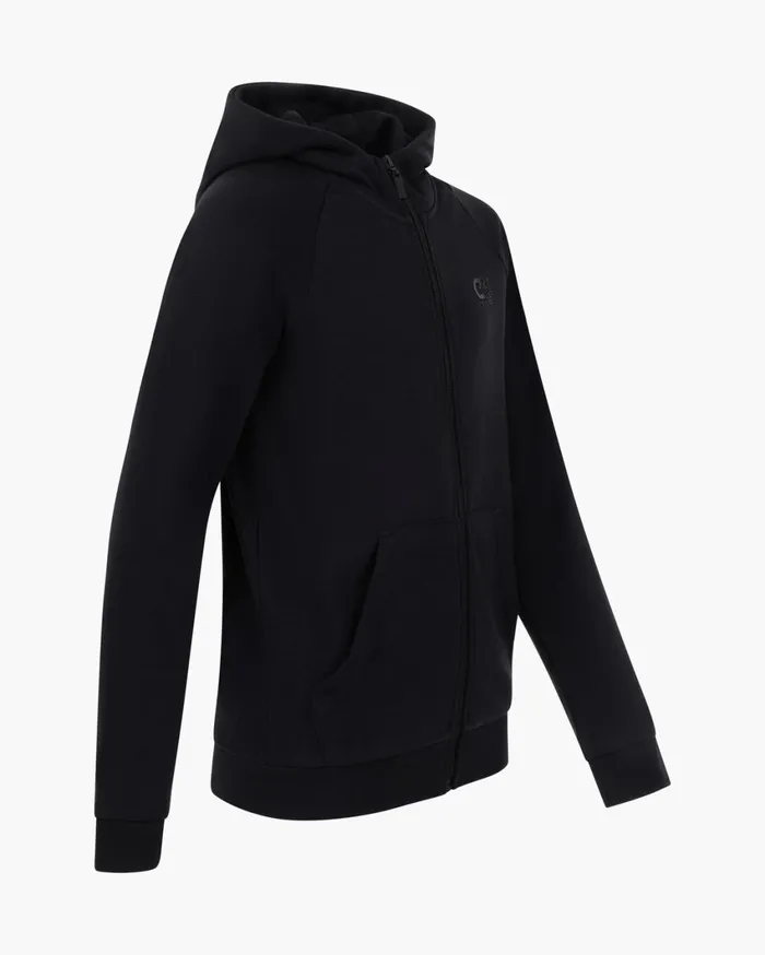 Junior Cruyff Tracktops Classic ZipThrough Black Junior Cruyff Tracktops Classic ZipThrough Black