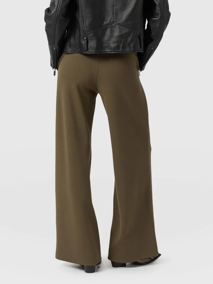 Keller Wide Leg Pant 8211 Khaki Khaki Women Saint And Sofia Pants