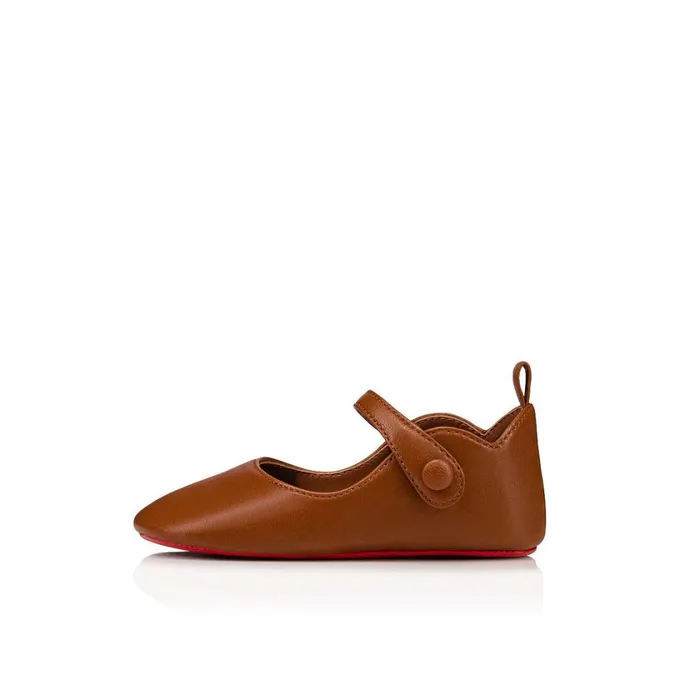 Kids Baby Love Chick Ballerinas 8211 Nappa Leather 8211 Nude 5 Nude Christian Louboutin Girls