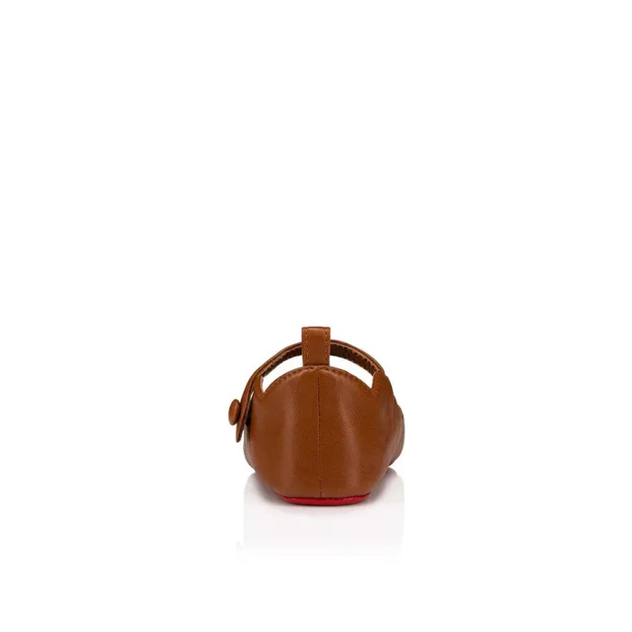 Kids Baby Love Chick Ballerinas 8211 Nappa Leather 8211 Nude 5 Nude Christian Louboutin Girls
