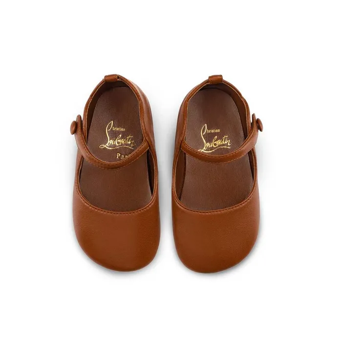 Kids Baby Love Chick Ballerinas 8211 Nappa Leather 8211 Nude 5 Nude Christian Louboutin Girls