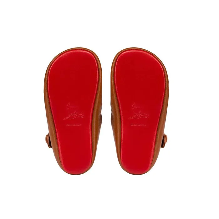 Kids Baby Love Chick Ballerinas 8211 Nappa Leather 8211 Nude 5 Nude Christian Louboutin Girls