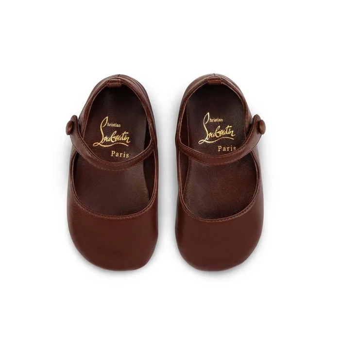 Kids Baby Love Chick Ballerinas 8211 Nappa Leather 8211 Nude 8 Nude Christian Louboutin Girls