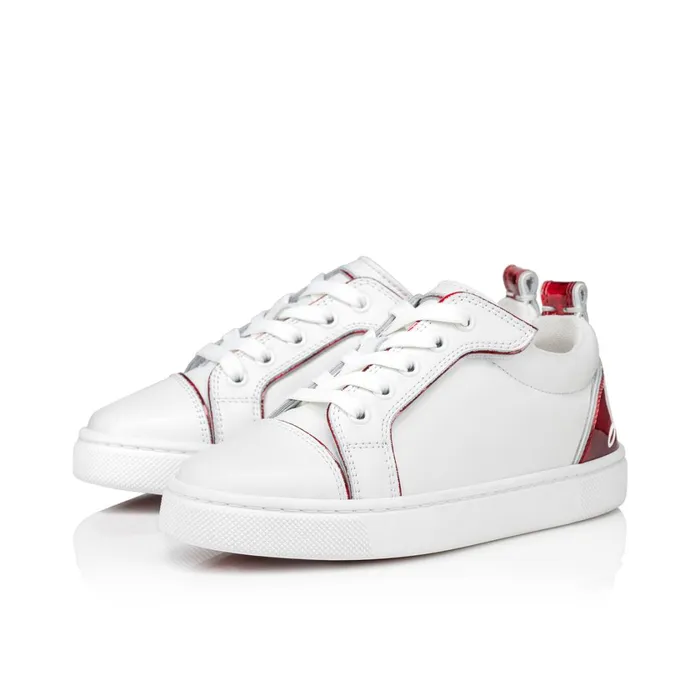 Kids Funnyto Sneakers 8211 Calf Leather And Patent Calf Leather Psychic 8211 Loubi White Christian Louboutin Sneakers Kids Funnyto Sneakers 8211 Calf Leather And Patent Calf Leather Psychic 8211 Loubi White Christian Louboutin Sneakers