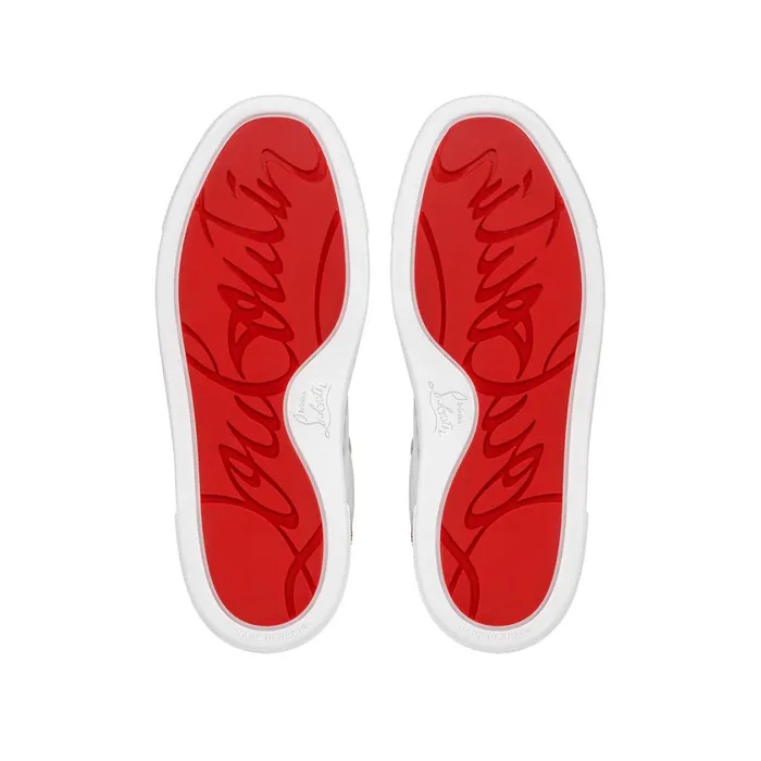 Kids Funnyto Sneakers 8211 Calf Leather And Patent Calf Leather Psychic 8211 Loubi White Christian Louboutin Sneakers