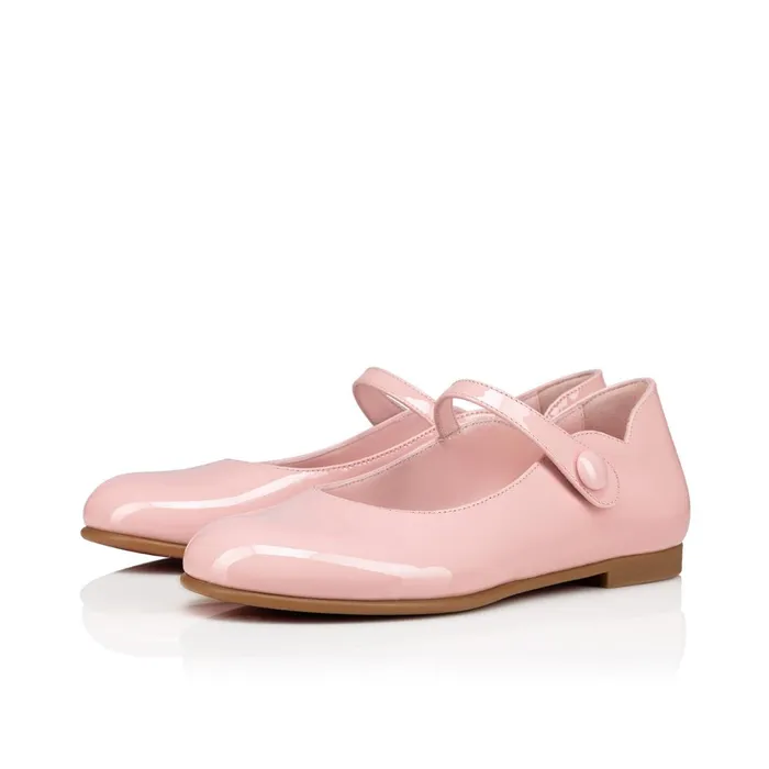 Kids Melodie Chick Ballerinas 8211 Patent Calf 8211 Rosy Pink Christian Louboutin Ballerinas Kids Melodie Chick Ballerinas 8211 Patent Calf 8211 Rosy Pink Christian Louboutin Ballerinas