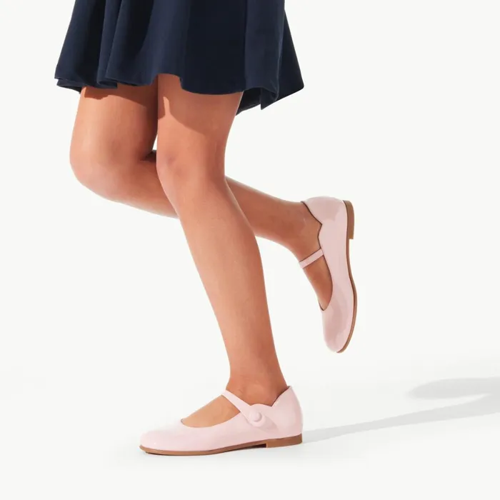 Kids Melodie Chick Ballerinas 8211 Patent Calf 8211 Rosy Pink Christian Louboutin Ballerinas
