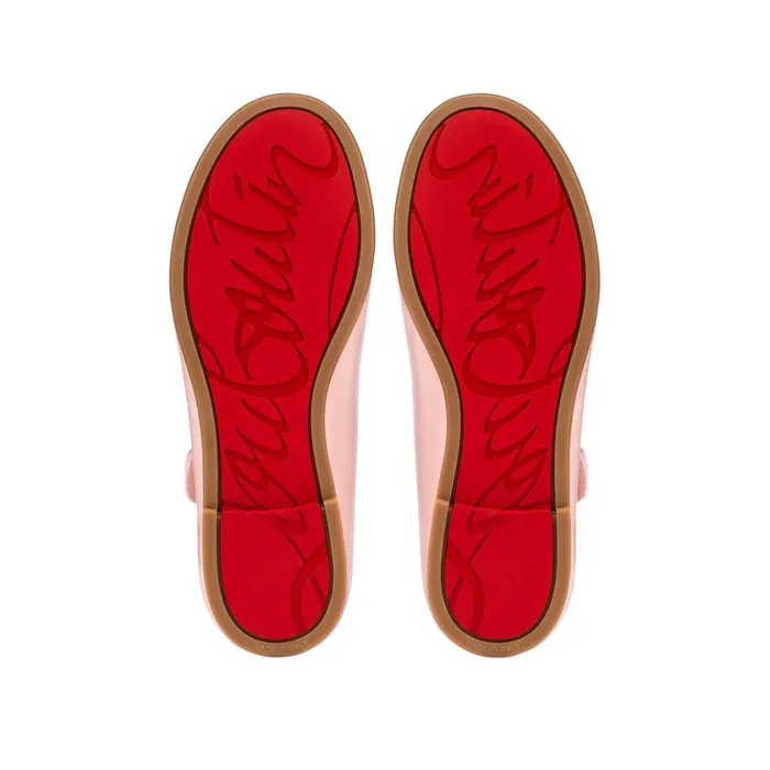 Kids Melodie Chick Ballerinas 8211 Patent Calf 8211 Rosy Pink Christian Louboutin Ballerinas