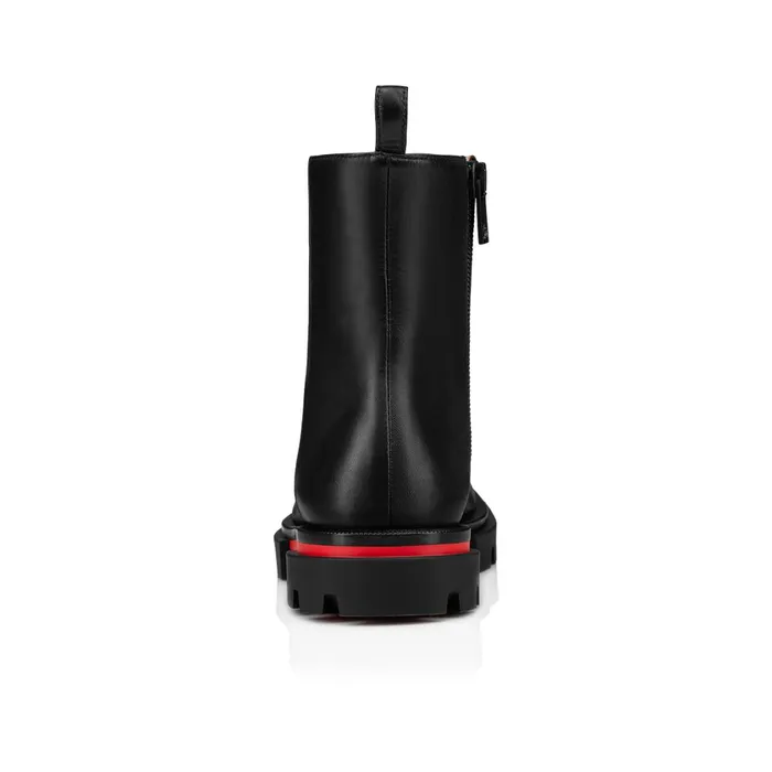 Kids Minibootamoi Boots 8211 Calf Leather 8211 Black Black Christian Louboutin Boots and Loafers