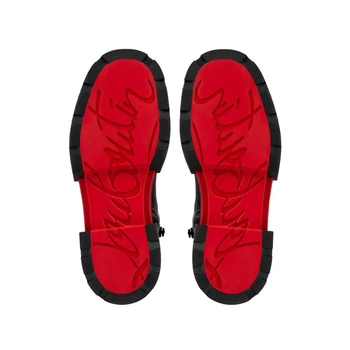 Kids Minibootamoi Boots 8211 Calf Leather 8211 Black Black Christian Louboutin Boots and Loafers