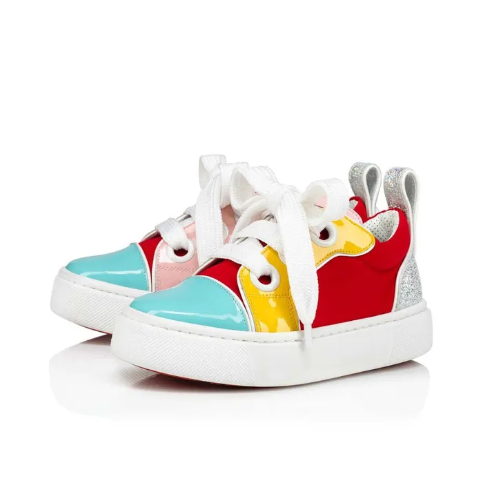 Kids Toy Toy Lowtop Sneakers 8211 Patent Calf And Neoprene 8211 Multicolor Multicolor Christian Louboutin Sneakers Kids Toy Toy Lowtop Sneakers 8211 Patent Calf And Neoprene 8211 Multicolor Multicolor Christian Louboutin Sneakers