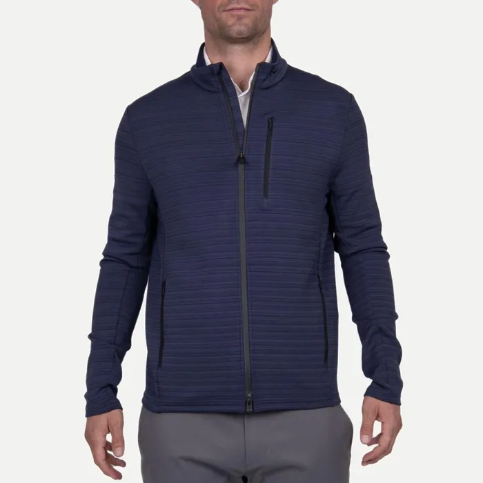 KJUS Jackets and Vests Colton Midlayer Jacket Atlanta Blue Melangeatlanta Blue 8211 Men KJUS Jackets and Vests Colton Midlayer Jacket Atlanta Blue Melangeatlanta Blue 8211 Men